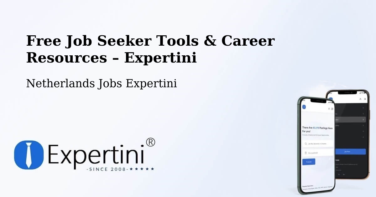 Free Job Seeker Tools & Career Resources – Commandeurs - Commandeurs, Netherlands Jobs Expertini