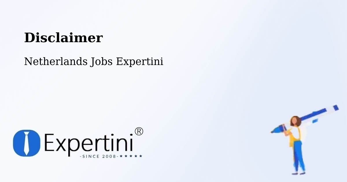 Disclaimer – Commandeurs - Netherlands Jobs Expertini