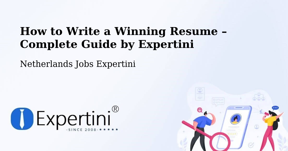Resume Writing Guide for Job Seekers – Commandeurs - Commandeurs, Netherlands Jobs Expertini